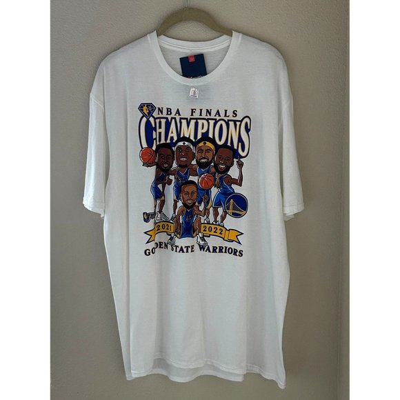Golden State Warriors 2022 NBA Championship Caricature Shirt by Fanatics Size XL - Picture 3 of 9